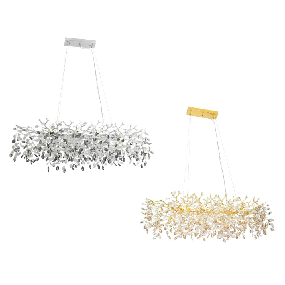 Telbix MOLENA Pendant - 10 Light Rectangular-Telbix-Ozlighting.com.au