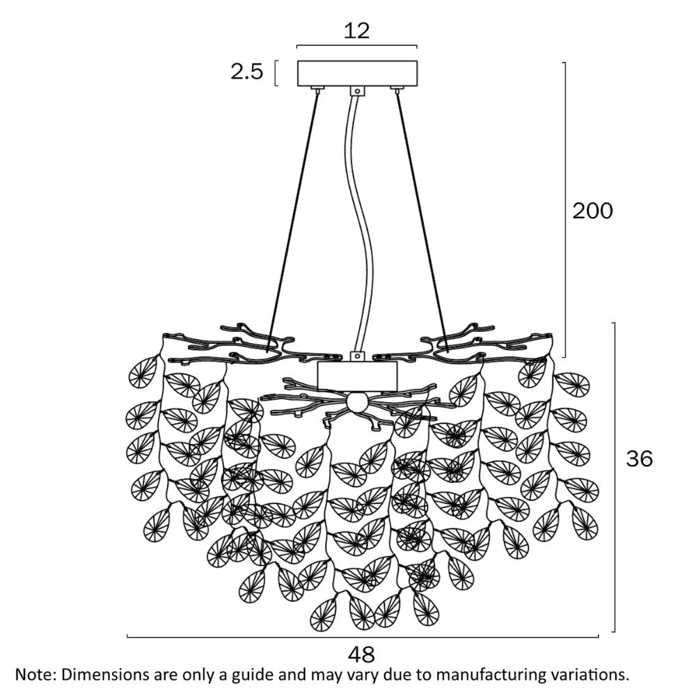 Telbix MOLENA Pendant - 5/6/8 Light-Telbix-Ozlighting.com.au