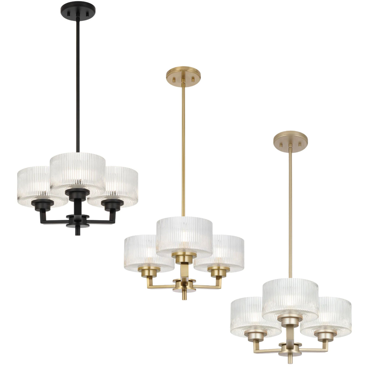 Telbix MORENO II Pendant Light Glass 3-Light-Telbix-Ozlighting.com.au