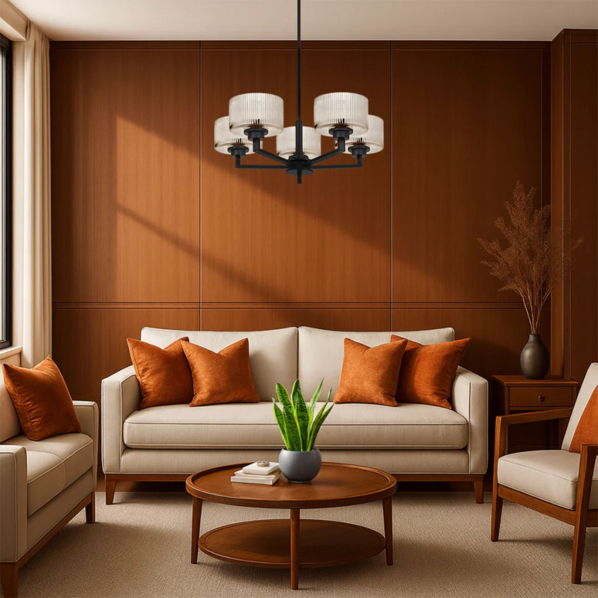 Telbix MORENO II Pendant Light Glass 5-Light-Telbix-Ozlighting.com.au