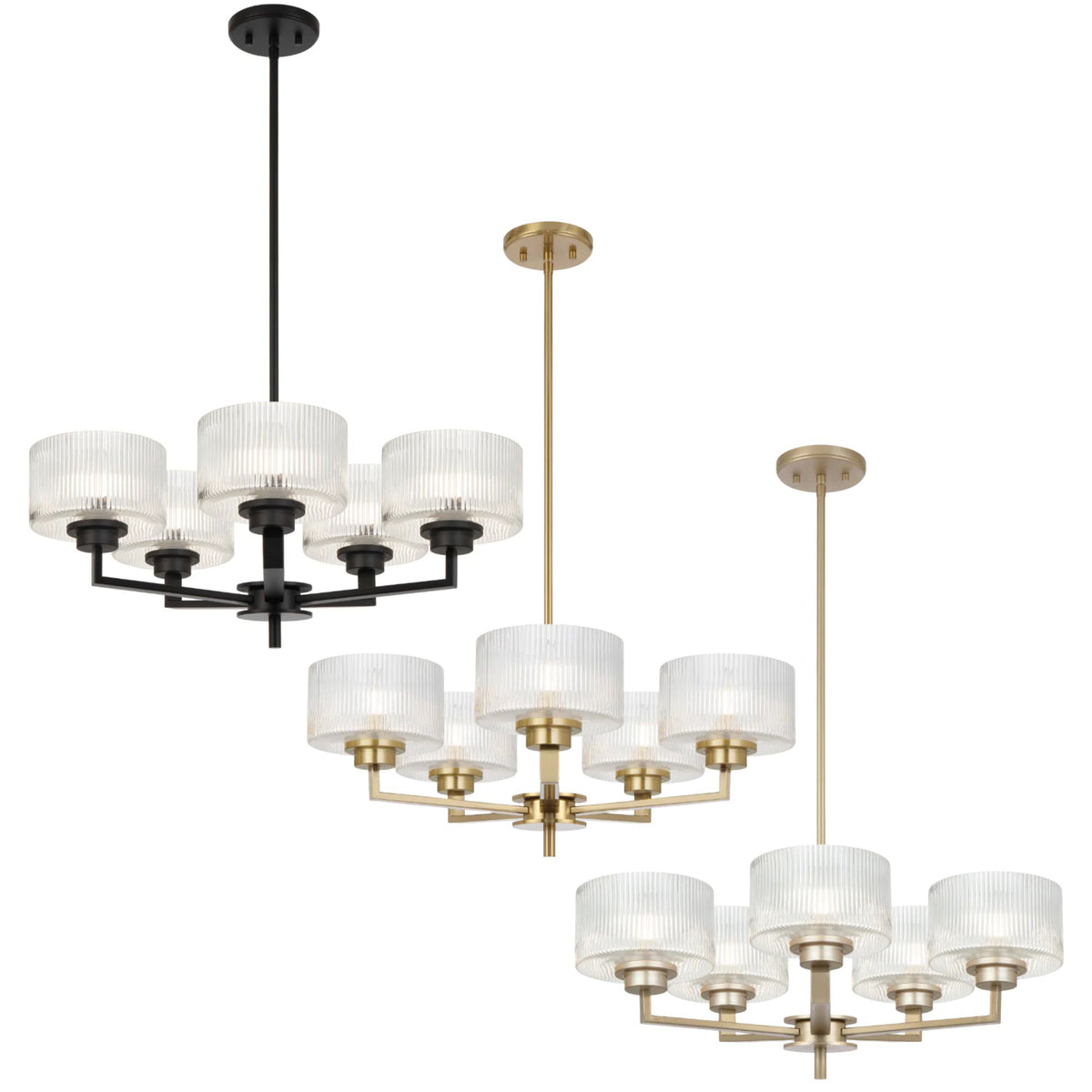 Telbix MORENO II Pendant Light Glass 5-Light-Telbix-Ozlighting.com.au