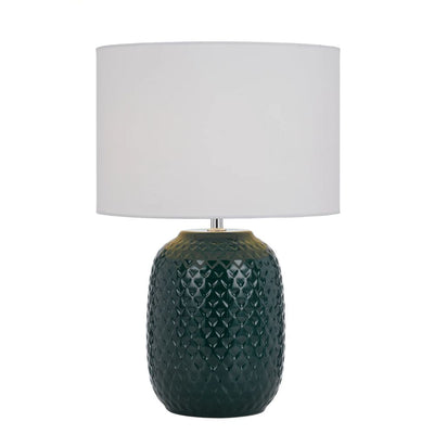 Telbix MOVAL - Patterned Glazed Ceramic Table Lamp-Telbix-Ozlighting.com.au