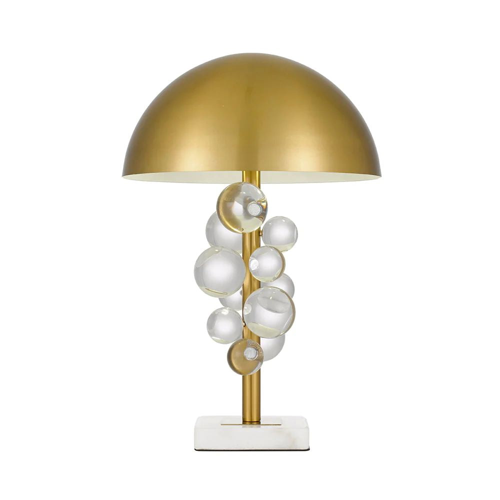 Telbix NARVIK Table Lamp - Art Deco Inspired Metal, Glass & Marble-Telbix-Ozlighting.com.au