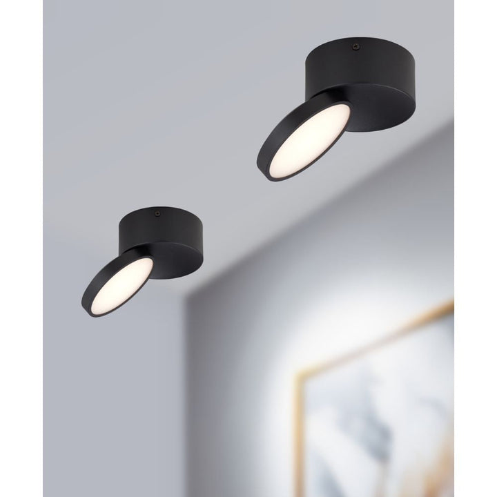 Telbix NETRA - 15W LED Tri-Colour Tiltable Surface Mount Downlight-Telbix-Ozlighting.com.au