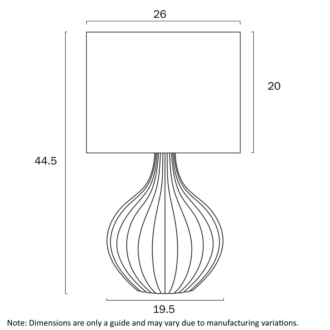 Telbix NORD - 25W Ceramic Table Lamp-Telbix-Ozlighting.com.au