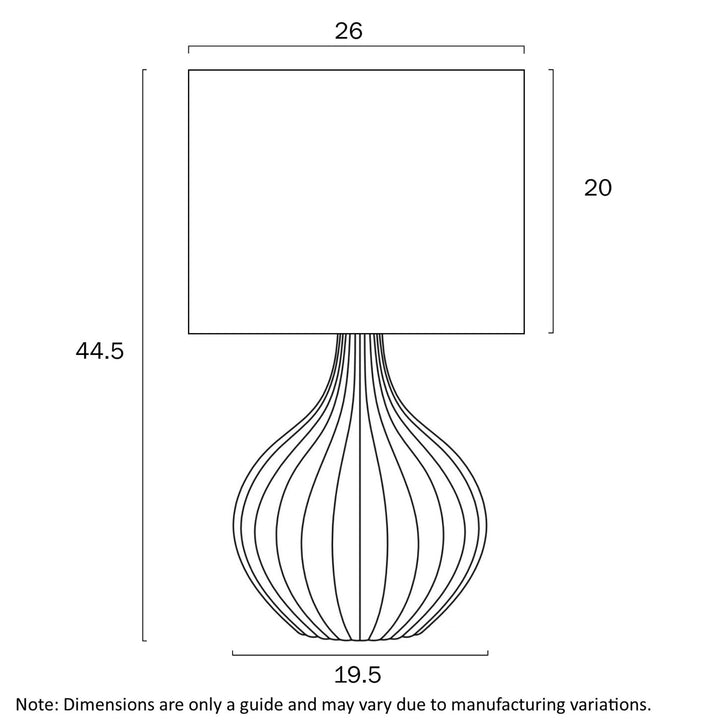 Telbix NORD - 25W Ceramic Table Lamp-Telbix-Ozlighting.com.au