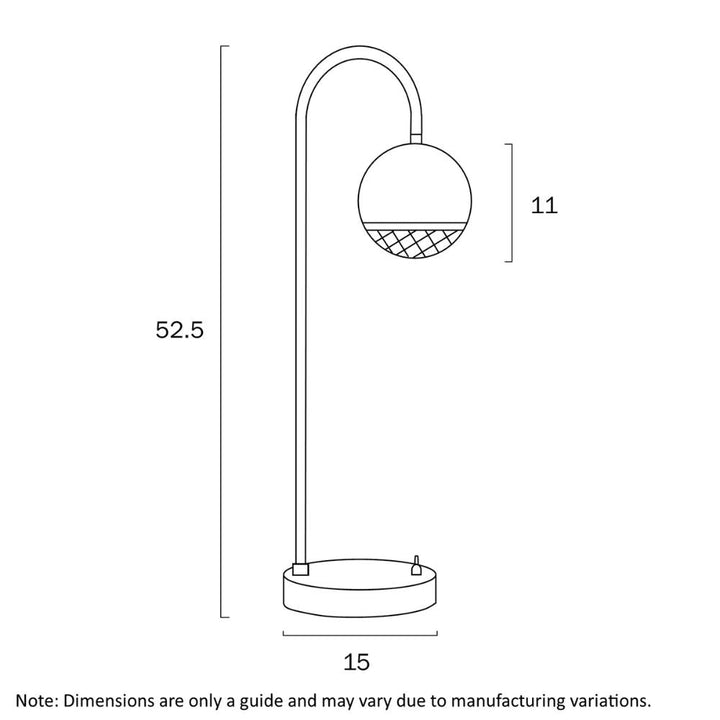 Telbix ONETA - Spherical Table Lamp-Telbix-Ozlighting.com.au