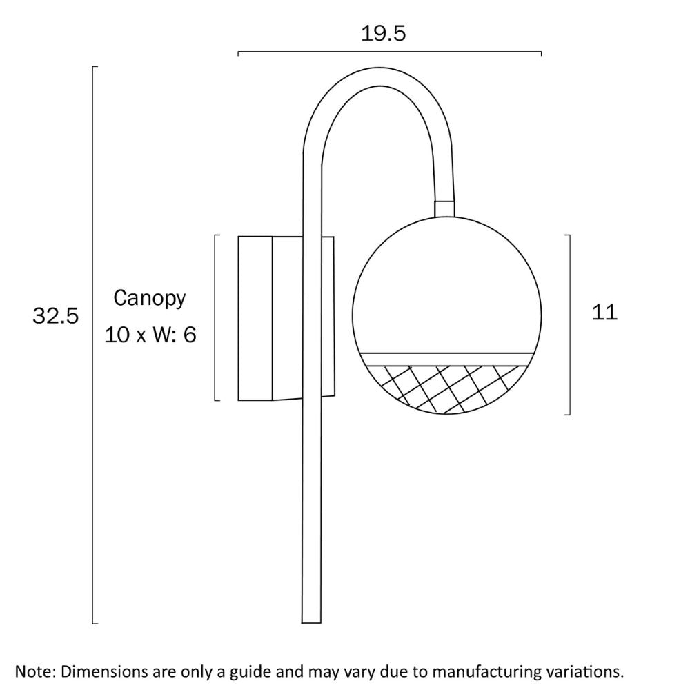Telbix ONETA Wall Light - 6W, Arm, White-Telbix-Ozlighting.com.au
