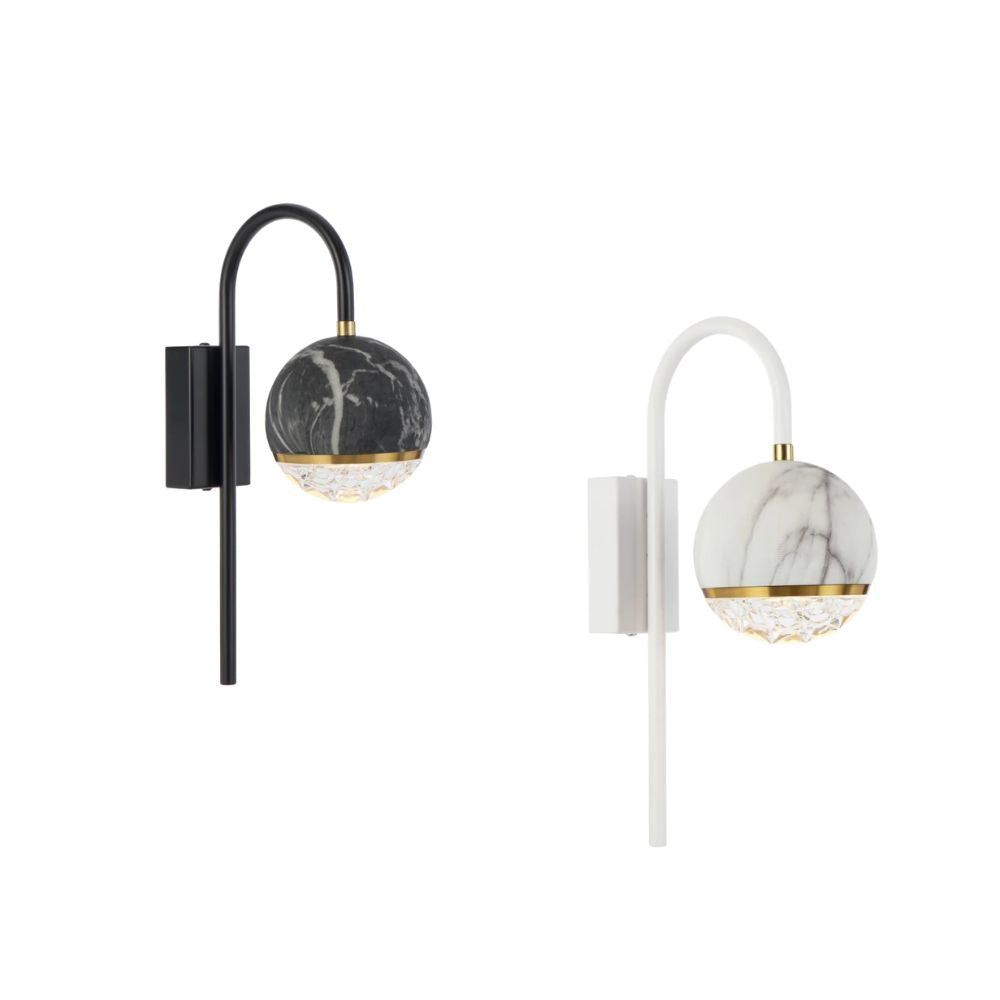 Telbix ONETA Wall Light - 6W, Arm, White-Telbix-Ozlighting.com.au