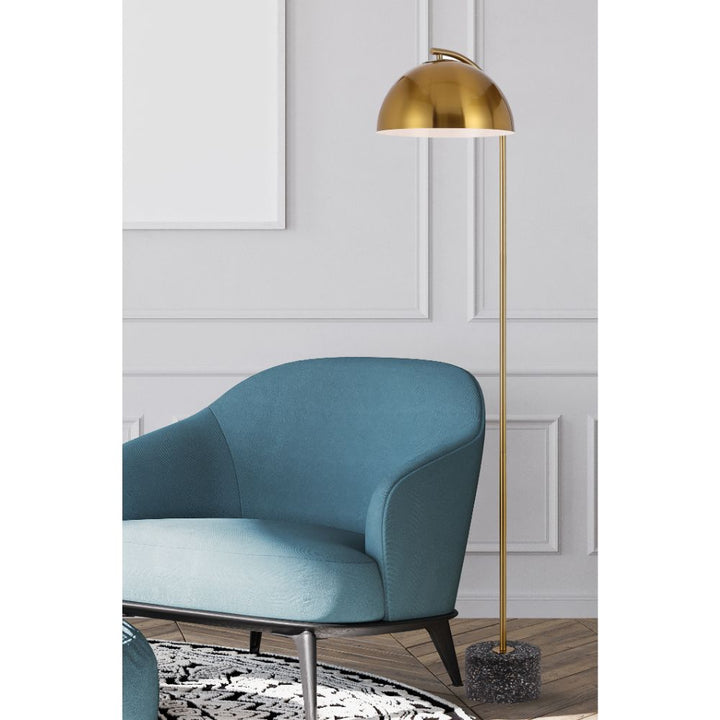 Telbix ORTEZ - Iron & Marble Art Deco Floor Lamp-Telbix-Ozlighting.com.au