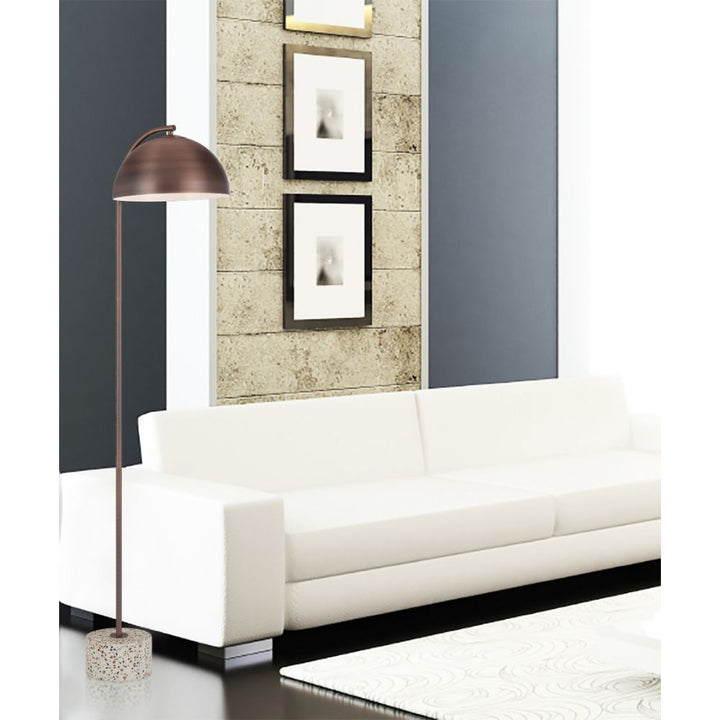 Telbix ORTEZ - Iron & Marble Art Deco Floor Lamp-Telbix-Ozlighting.com.au