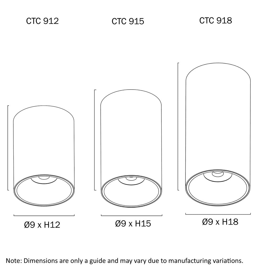 Telbix Oren LED Downlight - 24W, Surface Mounted, Dimmable-Telbix-Ozlighting.com.au