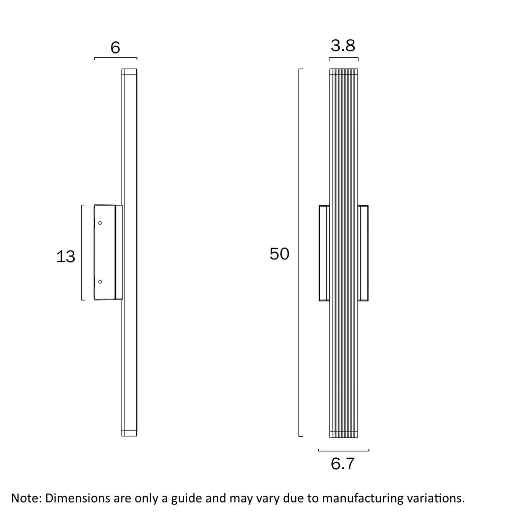Telbix Ostel Outdoor LED Wall Light - Single-Telbix-Ozlighting.com.au