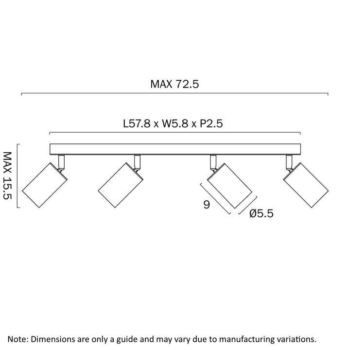 Telbix PICARD - 4x7W Spotlight-Telbix-Ozlighting.com.au