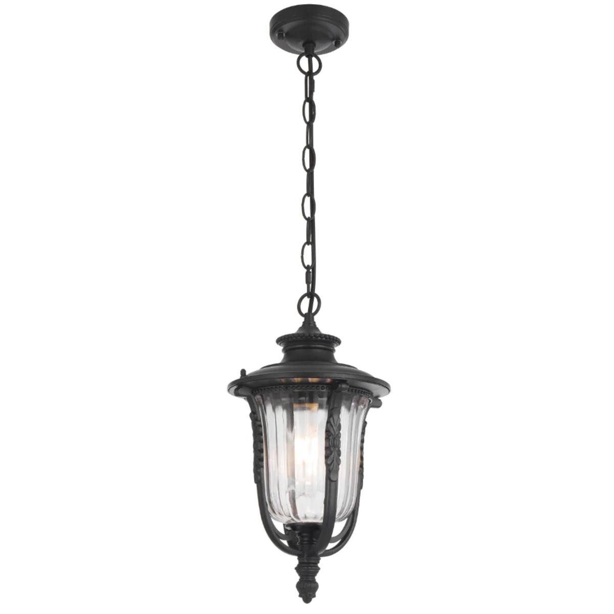 Telbix RAMIRO Pendant Light Aluminium and Glass 20cm-Telbix-Ozlighting.com.au