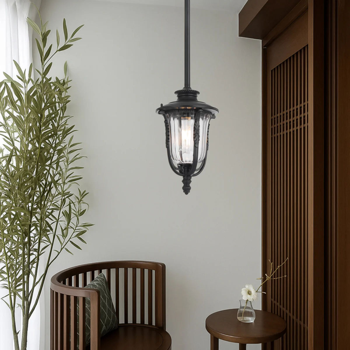 Telbix RAMIRO Pendant Light Aluminium and Glass 20cm-Telbix-Ozlighting.com.au