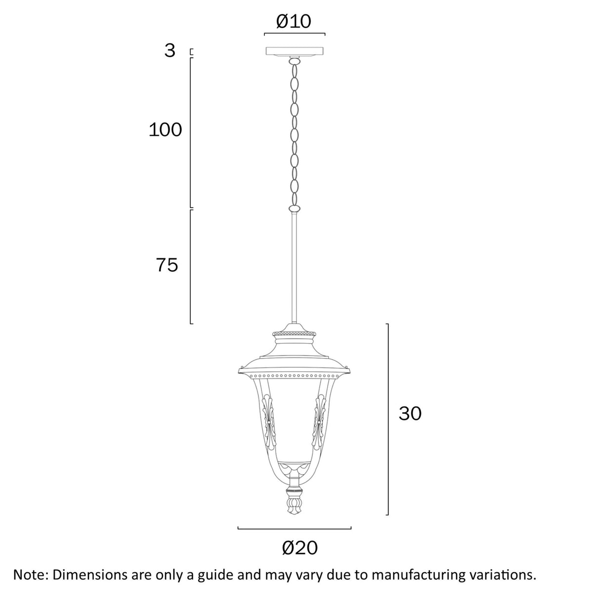 Telbix RAMIRO Pendant Light Aluminium and Glass 20cm-Telbix-Ozlighting.com.au