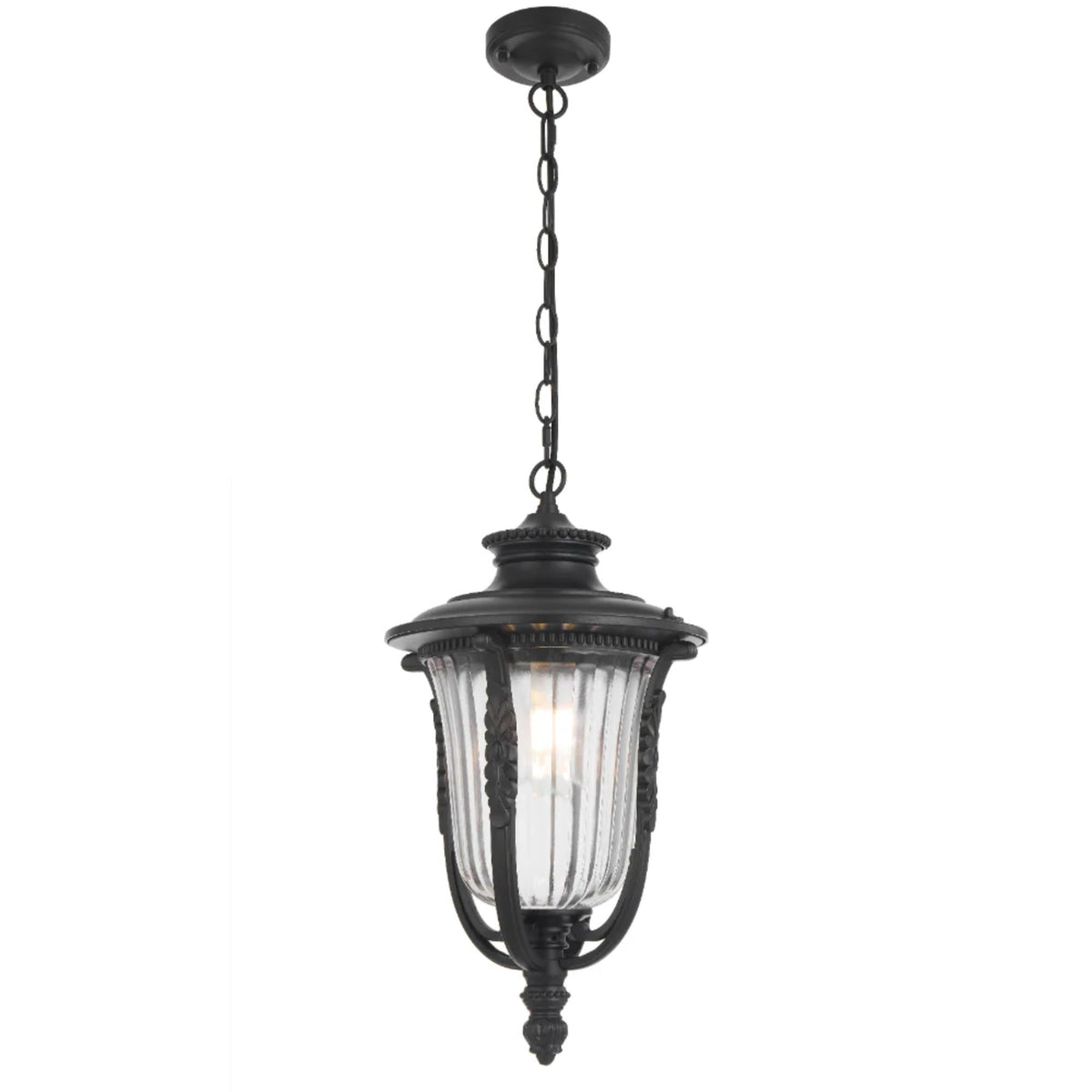 Telbix RAMIRO Pendant Light Aluminium and Glass 25cm-Telbix-Ozlighting.com.au