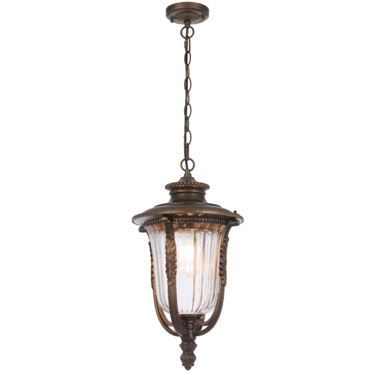 Telbix RAMIRO Pendant Light Aluminium and Glass 25cm-Telbix-Ozlighting.com.au