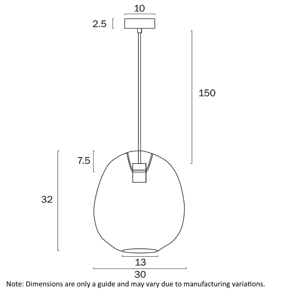 Telbix RANA 30 Pendant - 1 Light Rattan-Telbix-Ozlighting.com.au