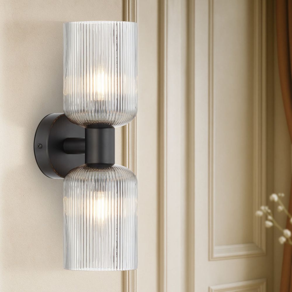 Telbix RIVEN - 2x50W Wall Light-Telbix-Ozlighting.com.au
