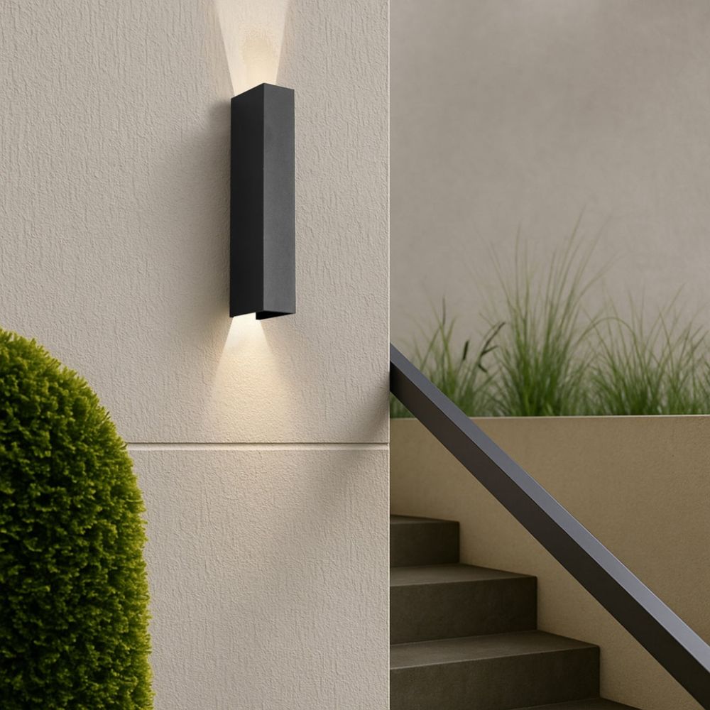 Telbix RYLAND - 4W Exterior LED Wall Light-Telbix-Ozlighting.com.au
