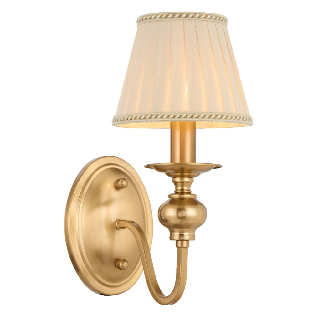Telbix SIEDEL Wall Light Fabric Shade 350mm-Telbix-Ozlighting.com.au