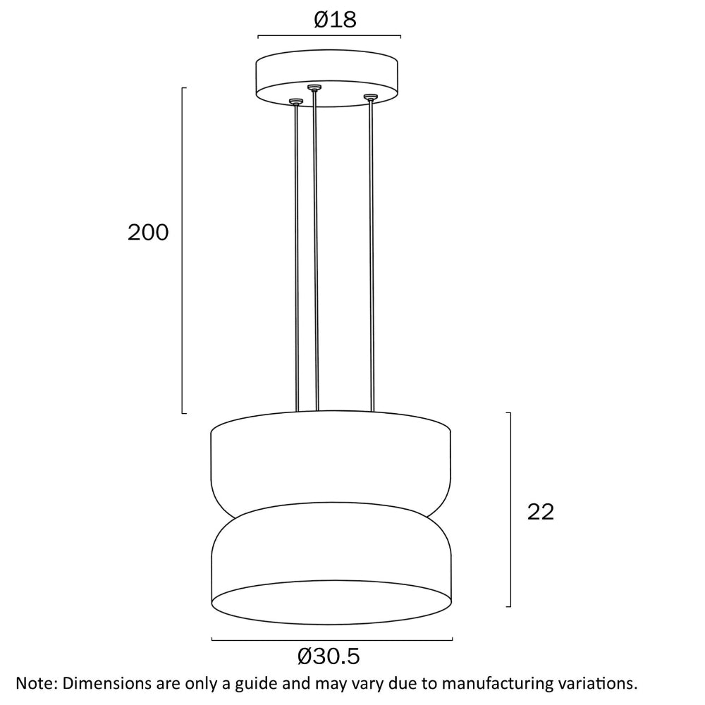 Telbix SKAPA AA 2-Light Pendant-Telbix-Ozlighting.com.au