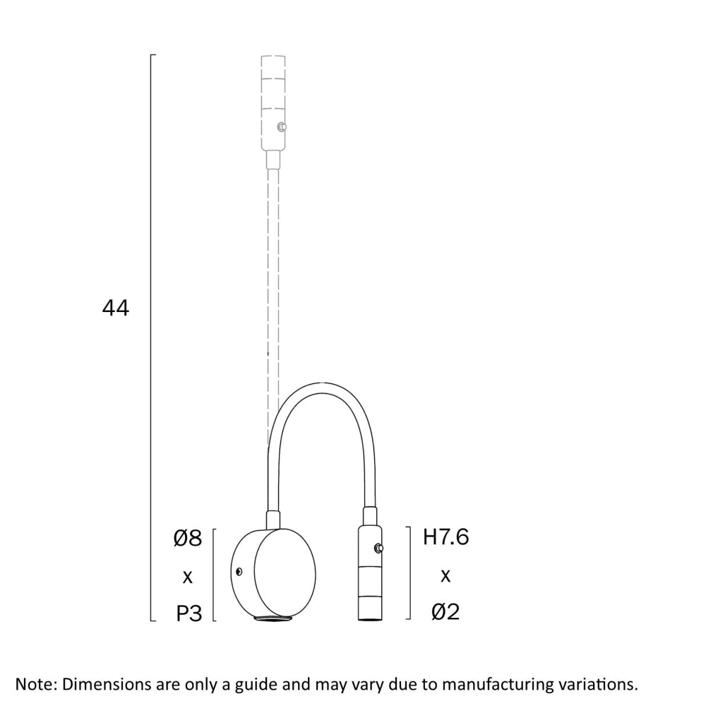Telbix SOLIO Wall Light Aluminium 3W-Telbix-Ozlighting.com.au