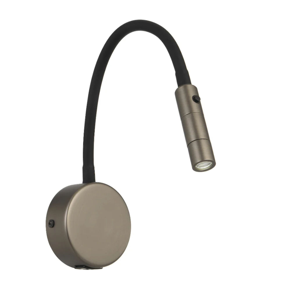 Telbix SOLIO Wall Light Aluminium 3W-Telbix-Ozlighting.com.au