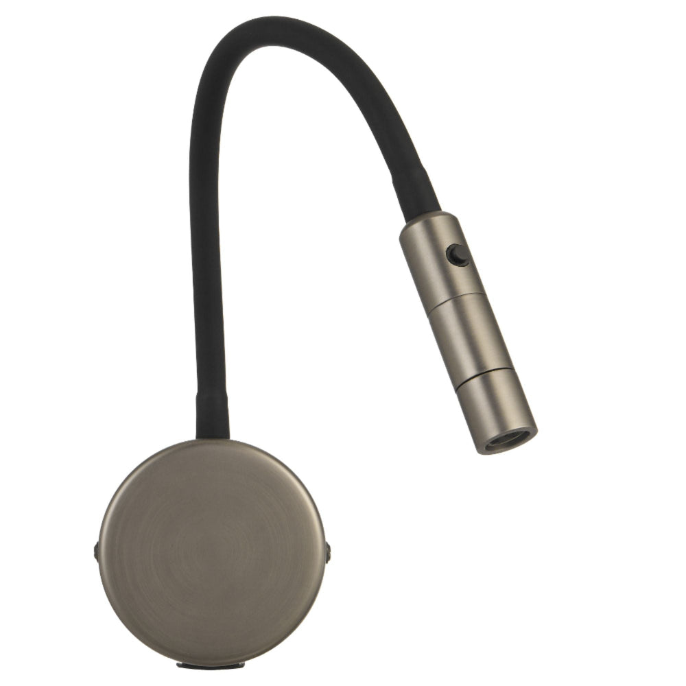 Telbix SOLIO Wall Light Aluminium 3W-Telbix-Ozlighting.com.au