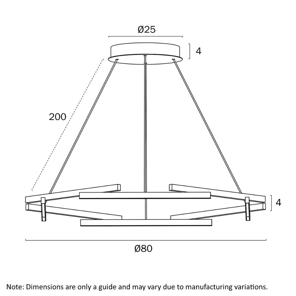 Telbix TARSON Pendant - 1 Tier-Telbix-Ozlighting.com.au