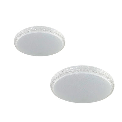 Telbix TEREZA - 18/30W LED Colour Switchable Dimmable Starlight Indoor Oyster Ceiling Light-Telbix-Ozlighting.com.au