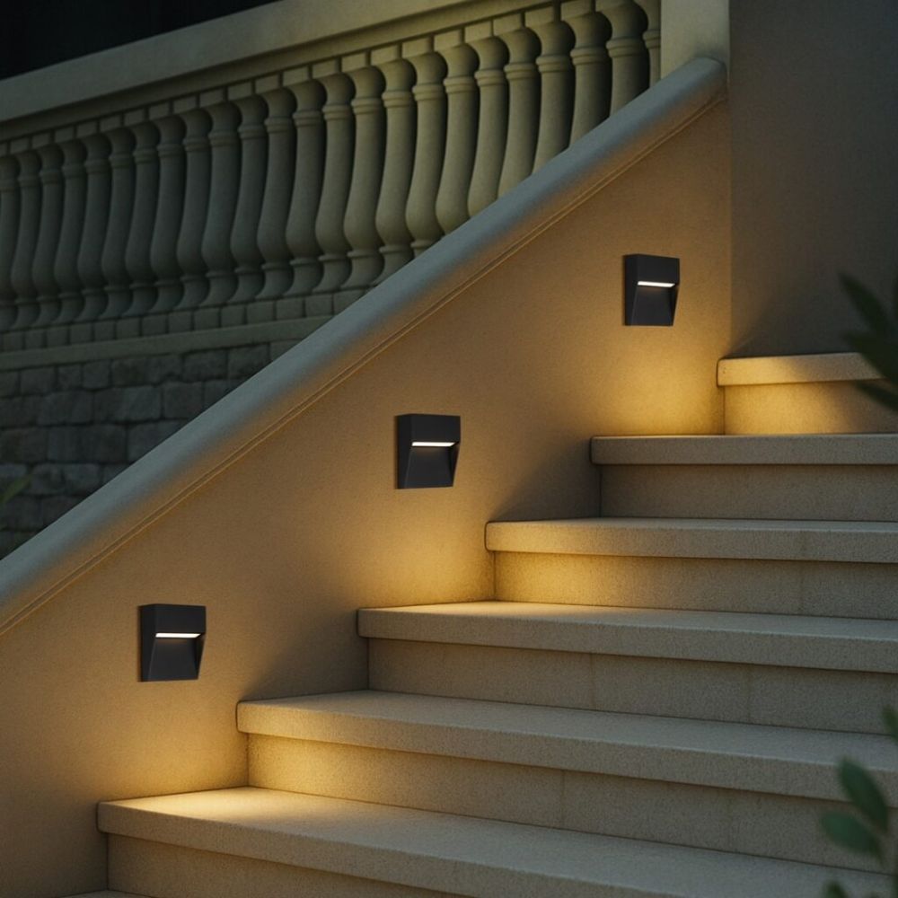 Telbix TERIN - 3W Square Wall Light-Telbix-Ozlighting.com.au