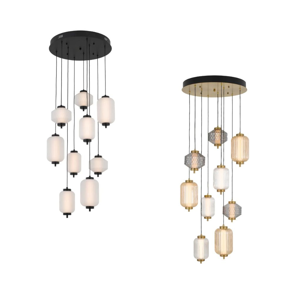 Telbix TORSO Pendant - 9 Light-Telbix-Ozlighting.com.au