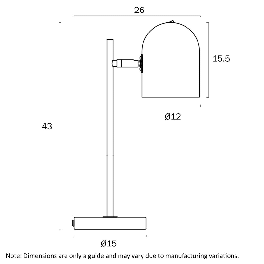 Telbix TURIN - 25W Table Lamp-Telbix-Ozlighting.com.au