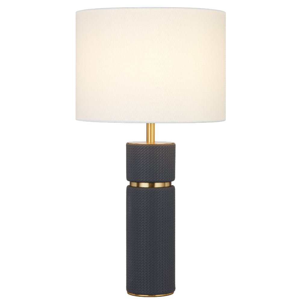 Telbix VALDA Vegan Leather Table Lamp-Telbix-Ozlighting.com.au