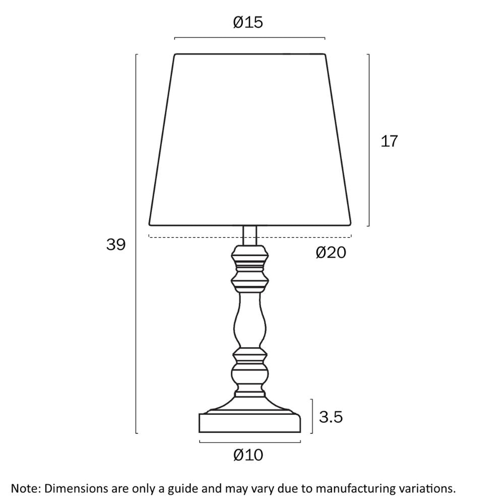Telbix VIDA Table Lamp - 25W-Telbix-Ozlighting.com.au