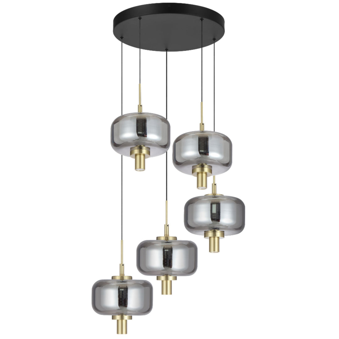 Telbix VOLEN - 5 Light Pendant-Telbix-Ozlighting.com.au