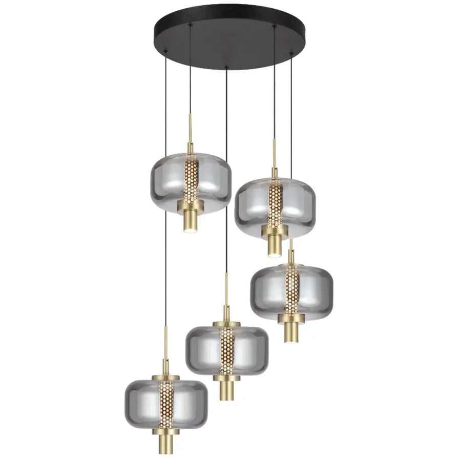 Telbix VOLEN - 5 Light Pendant-Telbix-Ozlighting.com.au