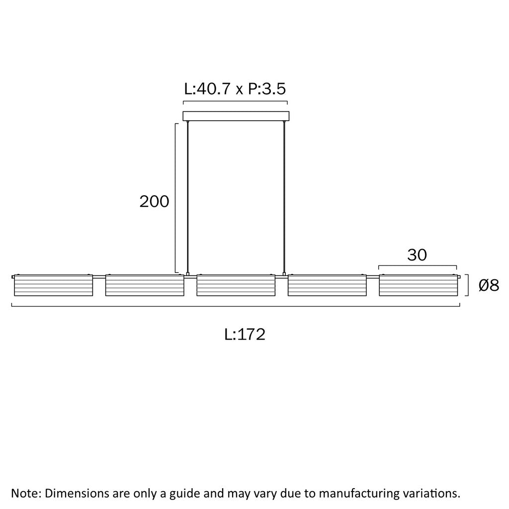 Telbix Voluto Linear Pendant-Telbix-Ozlighting.com.au
