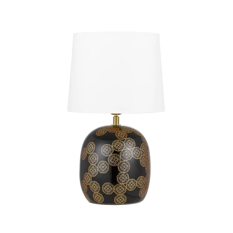 Telbix WISHES - Patterned Ceramic Table Lamp-Telbix-Ozlighting.com.au