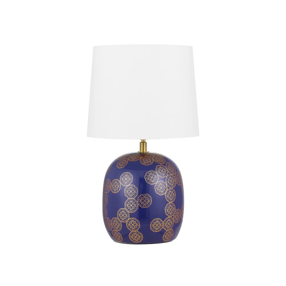 Telbix WISHES - Patterned Ceramic Table Lamp-Telbix-Ozlighting.com.au