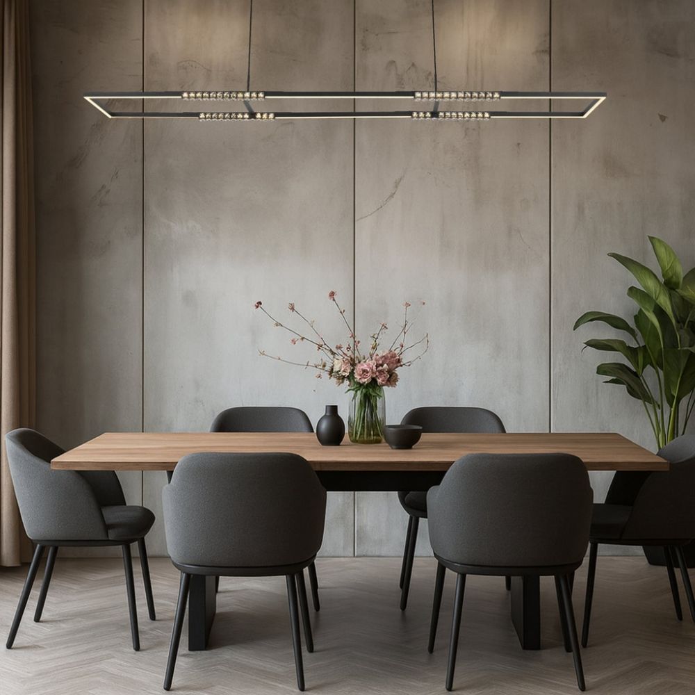 Telbix ZAFRA - 1 Light Rectangular Pendant-Telbix-Ozlighting.com.au