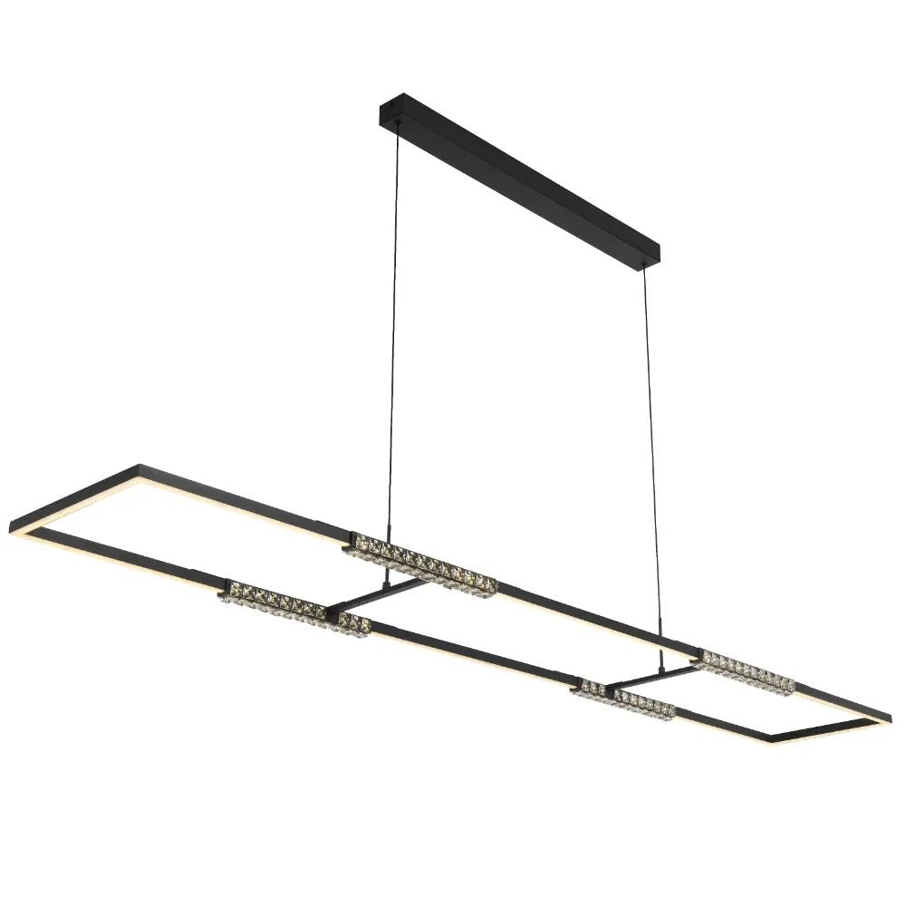Telbix ZAFRA - 1 Light Rectangular Pendant-Telbix-Ozlighting.com.au