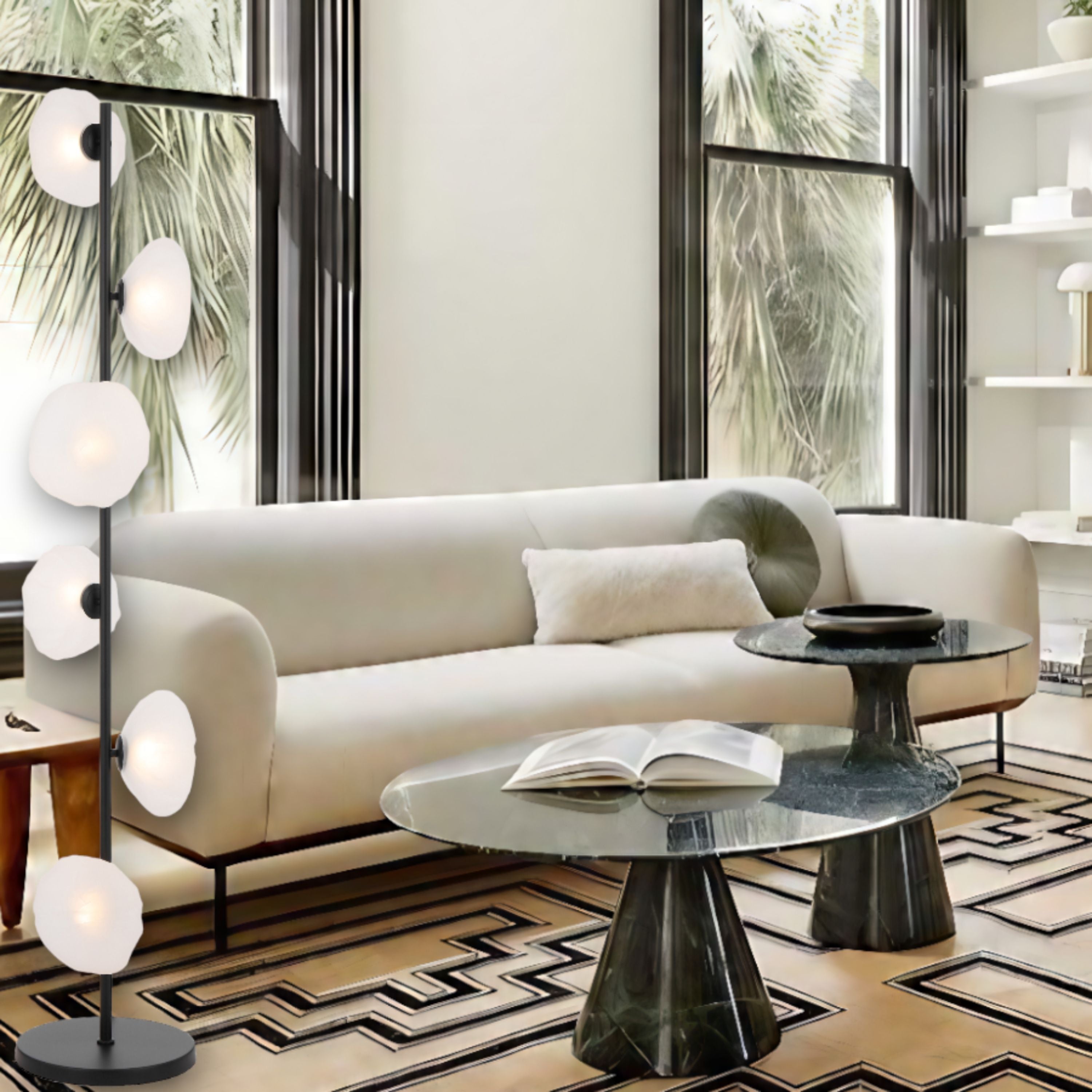Telbix ZECCA - 6x6W Floor Lamp-Telbix-Ozlighting.com.au