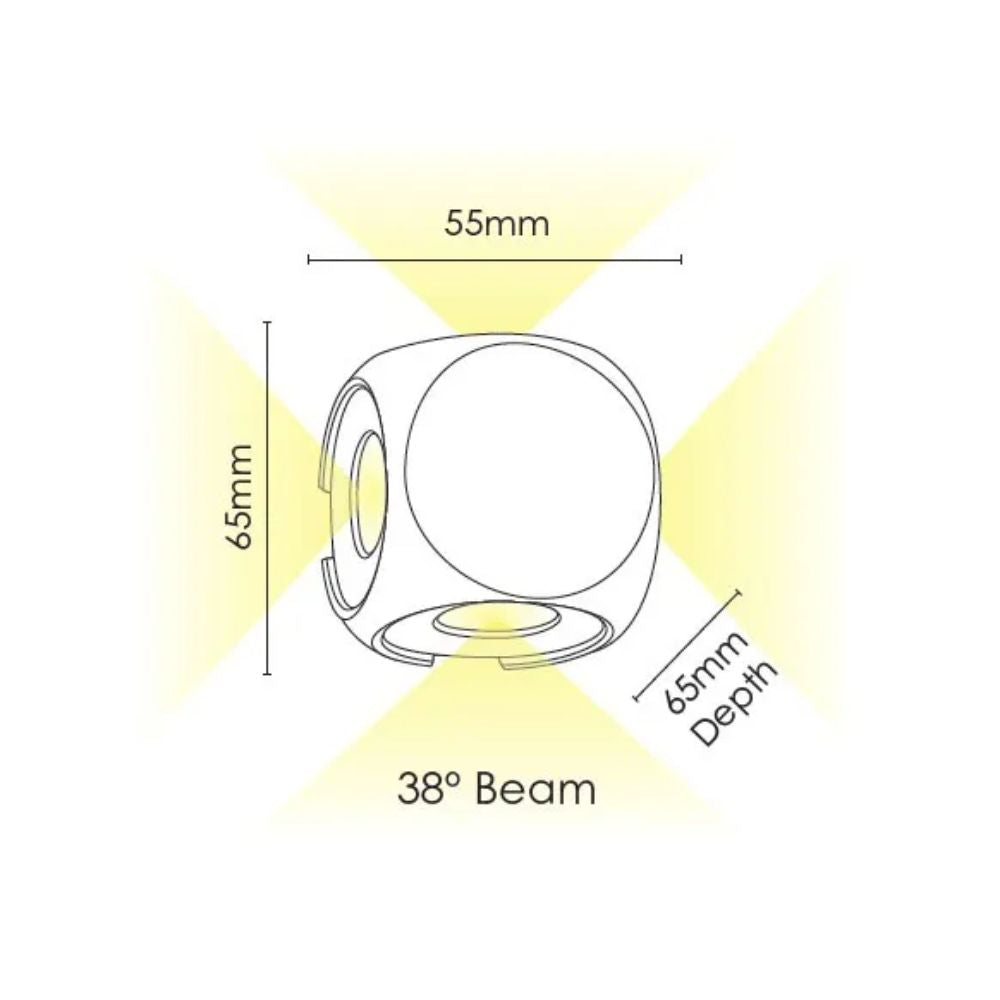 Vencha BENZ - 4W Wall Light-Vencha-Ozlighting.com.au