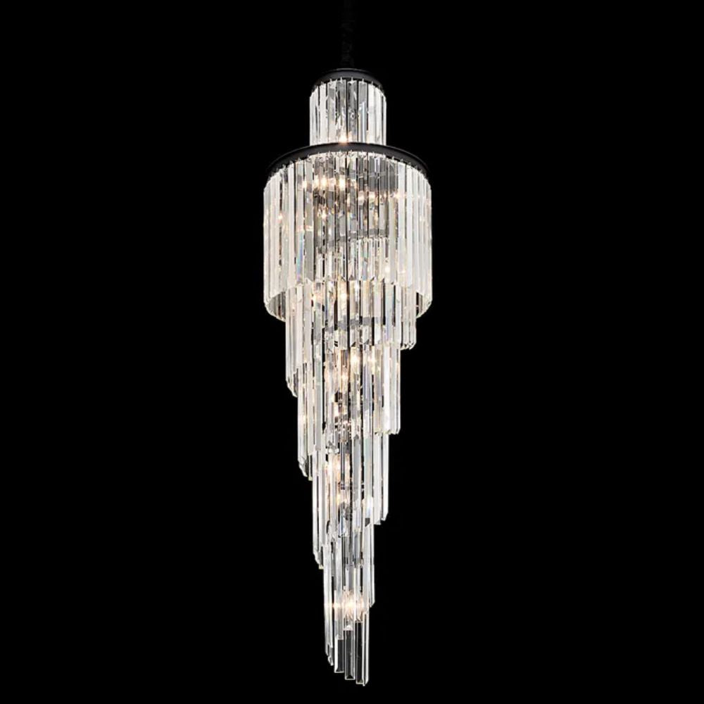 Vencha CHANEL - Small Spiral Chandelier Ceiling Light-Vencha-Ozlighting.com.au