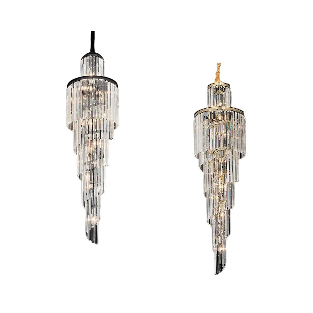 Vencha CHANEL - Small Spiral Chandelier Ceiling Light-Vencha-Ozlighting.com.au