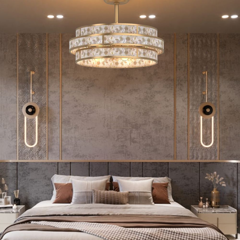 Vencha DECO - 14" 355mm DC Ceiling Light Fan-Vencha-Ozlighting.com.au